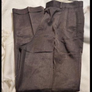 Braggi Men's Gray 36X32 Dress Pants